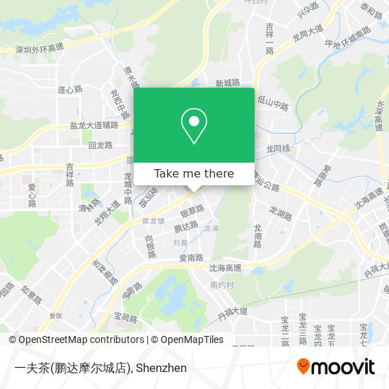 一夫茶(鹏达摩尔城店) map