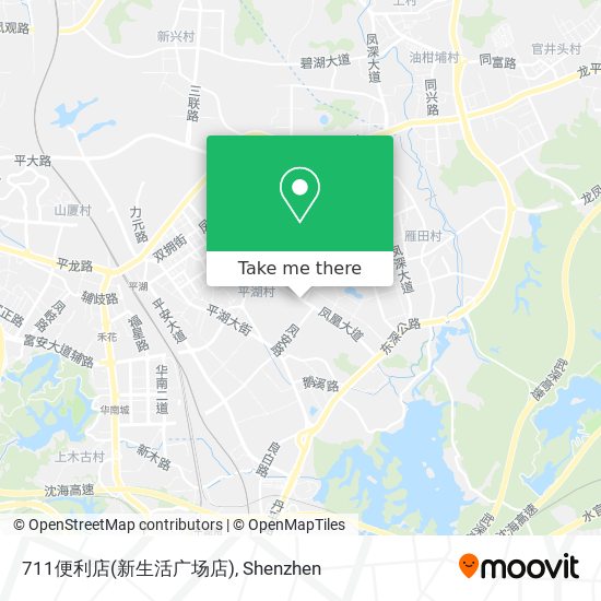711便利店(新生活广场店) map