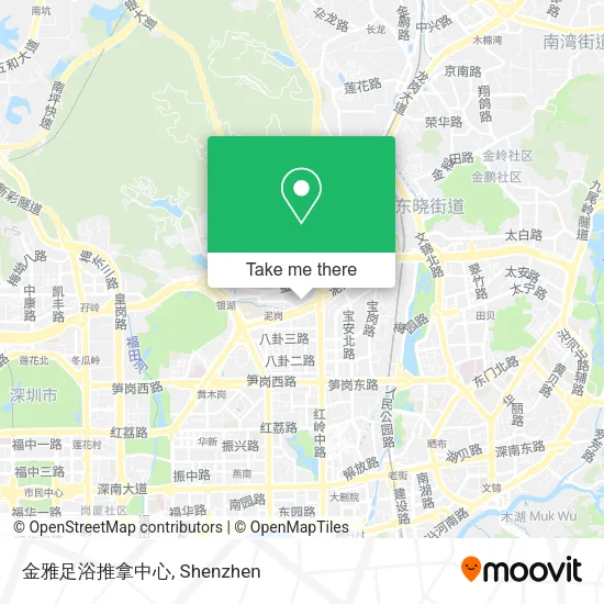 金雅足浴推拿中心 map