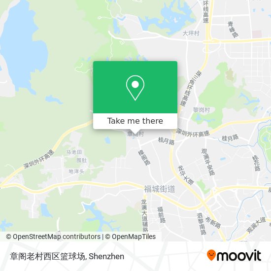章阁老村西区篮球场 map
