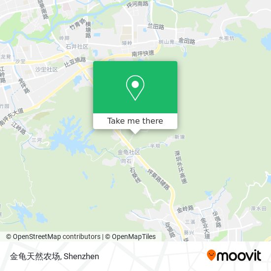 金龟天然农场 map