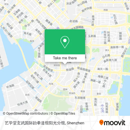 艺学堂玄武国际跆拳道馆阳光分馆 map