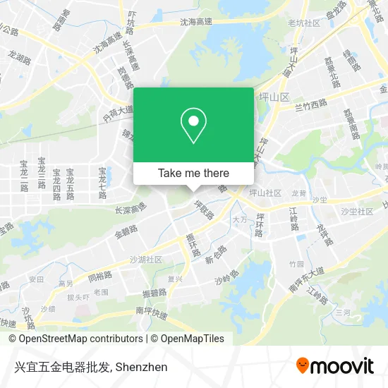 兴宜五金电器批发 map