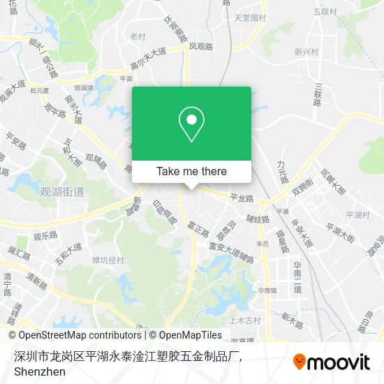 深圳市龙岗区平湖永泰淦江塑胶五金制品厂 map
