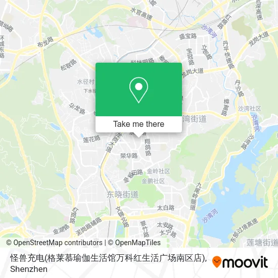 怪兽充电(格莱慕瑜伽生活馆万科红生活广场南区店) map