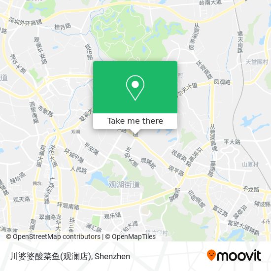 川婆婆酸菜鱼(观澜店) map
