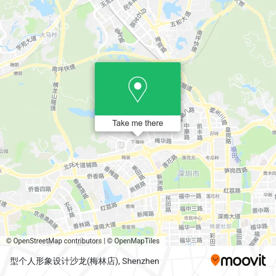 型个人形象设计沙龙(梅林店) map