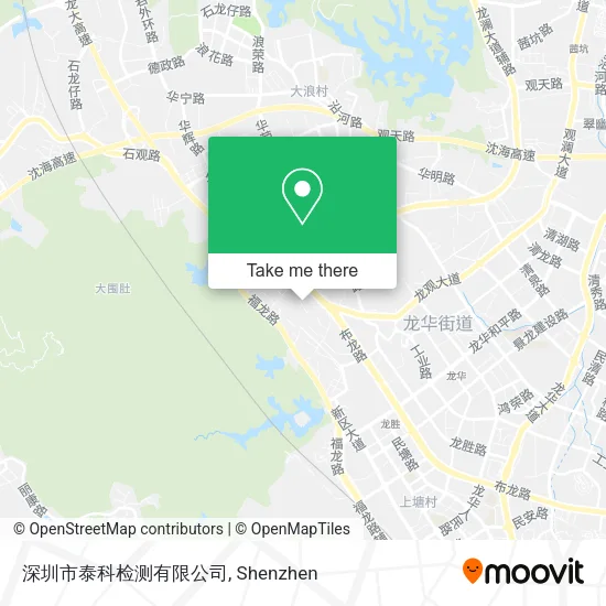 深圳市泰科检测有限公司 map