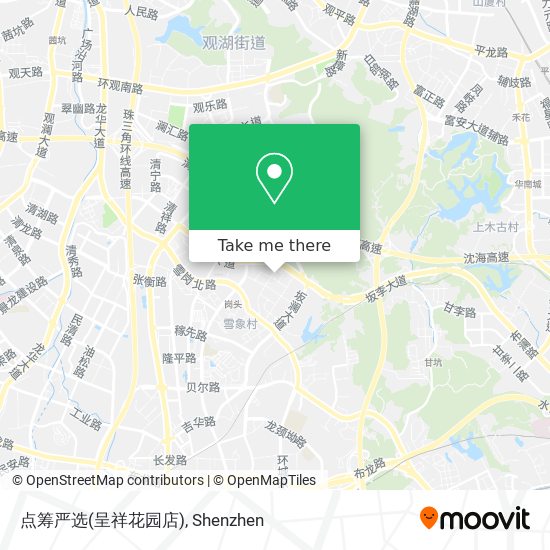 点筹严选(呈祥花园店) map