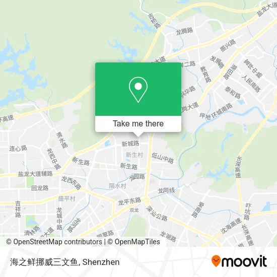 海之鲜挪威三文鱼 map