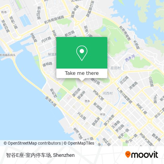 智谷E座-室内停车场 map