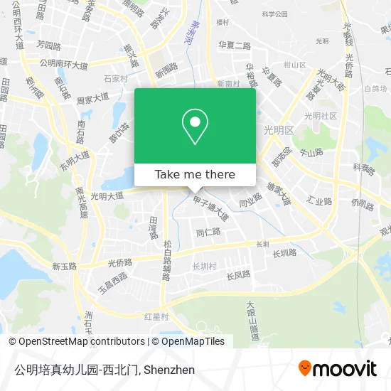 公明培真幼儿园-西北门 map