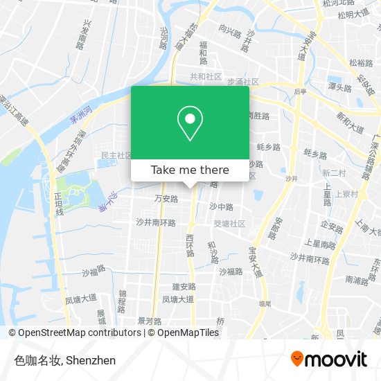 色咖名妆 map