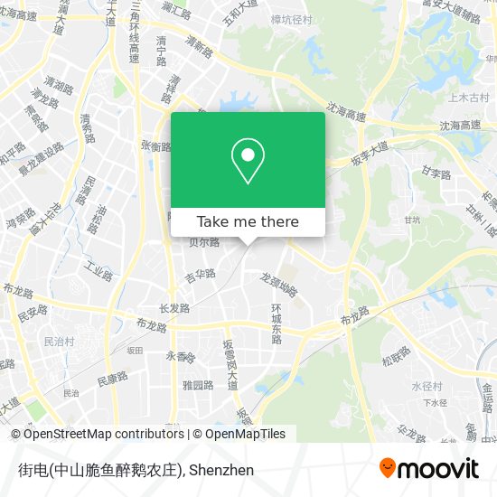 街电(中山脆鱼醉鹅农庄) map