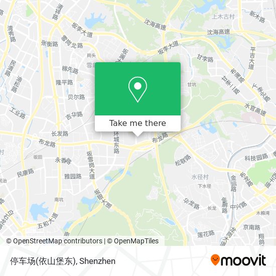停车场(依山堡东) map