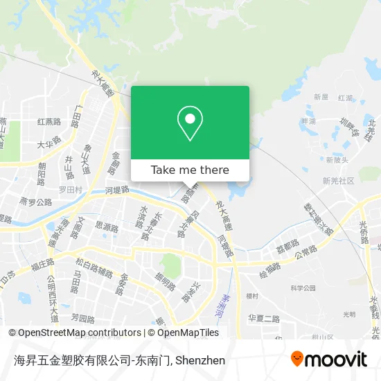 海昇五金塑胶有限公司-东南门 map