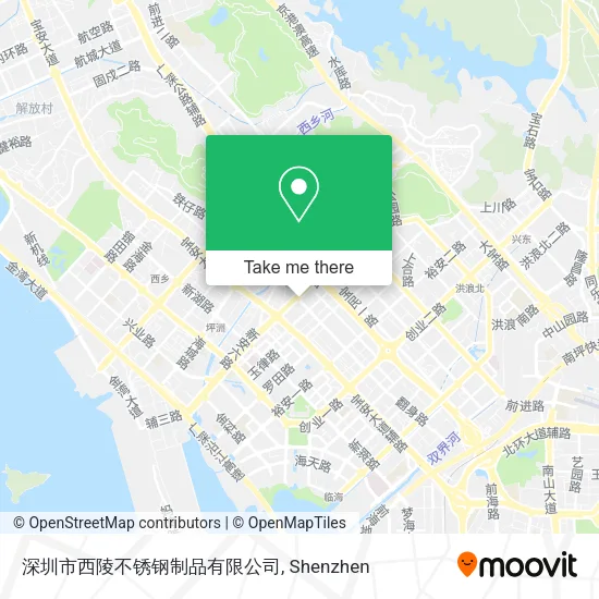 深圳市西陵不锈钢制品有限公司 map