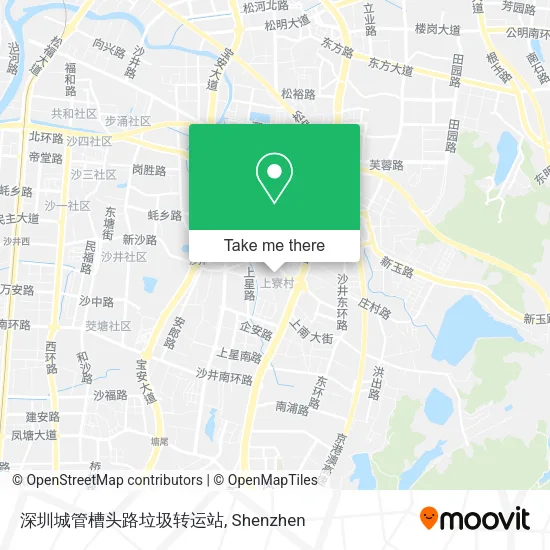 深圳城管槽头路垃圾转运站 map