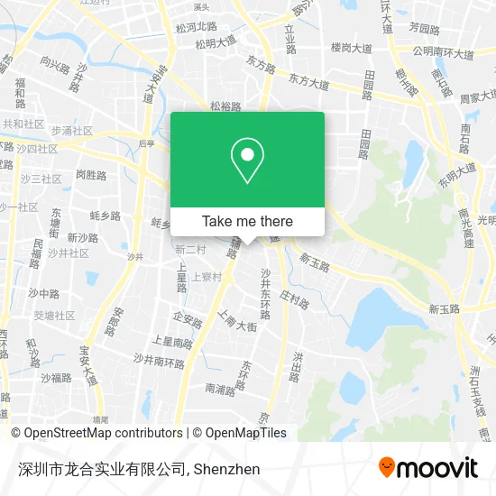 深圳市龙合实业有限公司 map