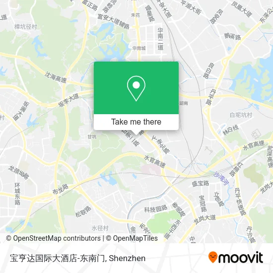 宝亨达国际大酒店-东南门 map