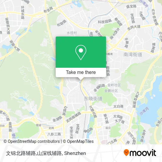 文锦北路辅路,山深线辅路 map