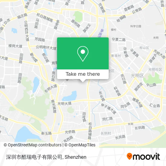 深圳市酷瑞电子有限公司 map