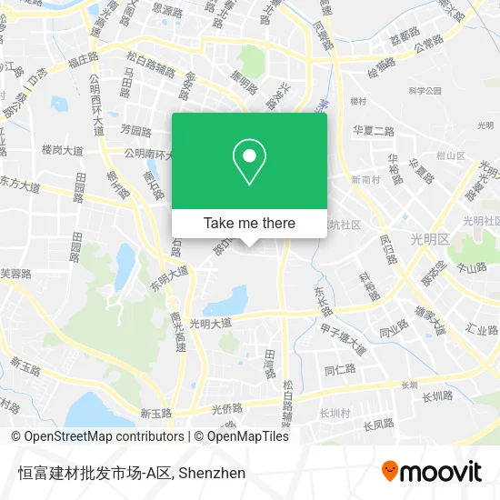 恒富建材批发市场-A区 map