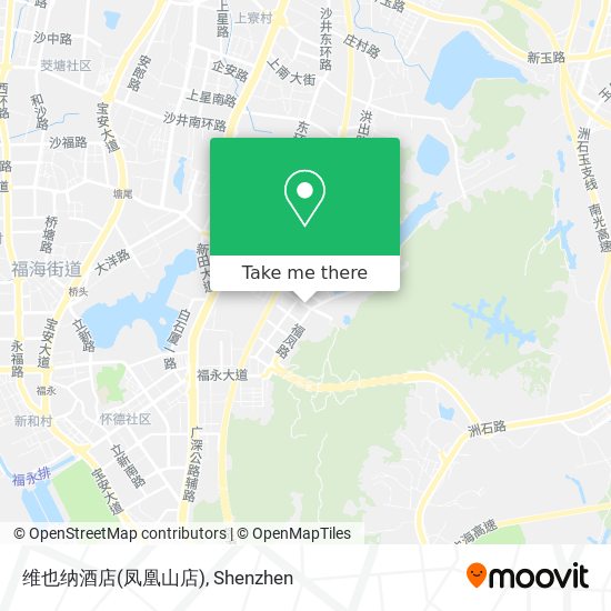 维也纳酒店(凤凰山店) map