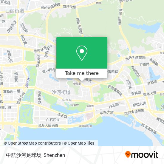 中航沙河足球场 map
