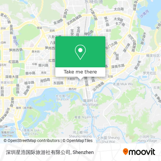 深圳星浩国际旅游社有限公司 map