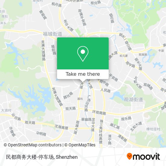 民都商务大楼-停车场 map