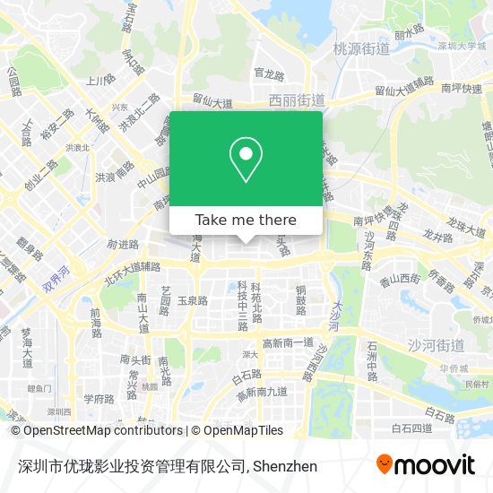 深圳市优珑影业投资管理有限公司 map