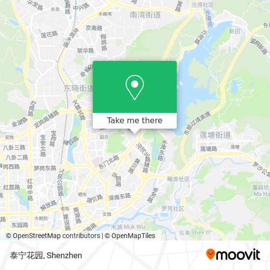泰宁花园 map