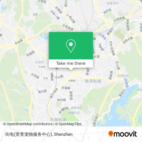 街电(萱萱宠物服务中心) map
