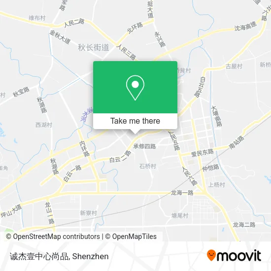 诚杰壹中心尚品 map