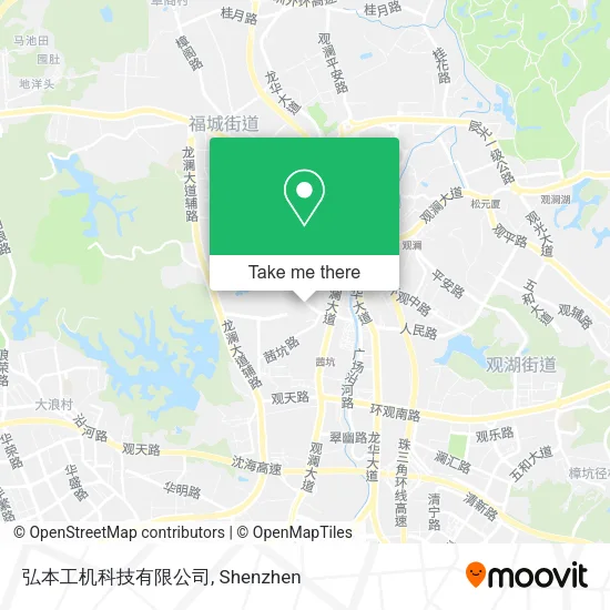 弘本工机科技有限公司 map