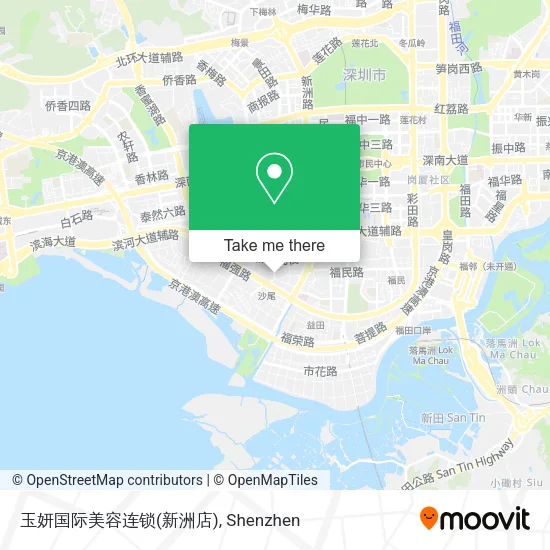玉妍国际美容连锁(新洲店) map