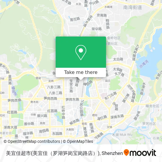 美宜佳超市(美宜佳（罗湖笋岗宝岗路店）) map