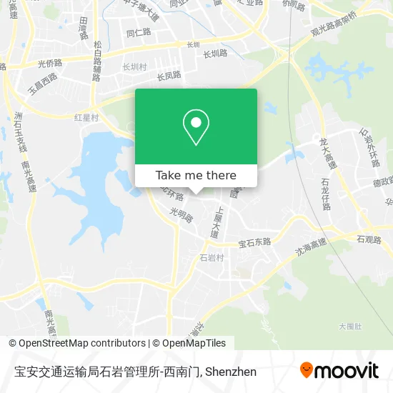 宝安交通运输局石岩管理所-西南门 map