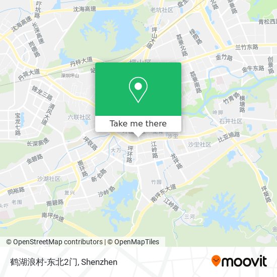 鹤湖浪村-东北2门 map