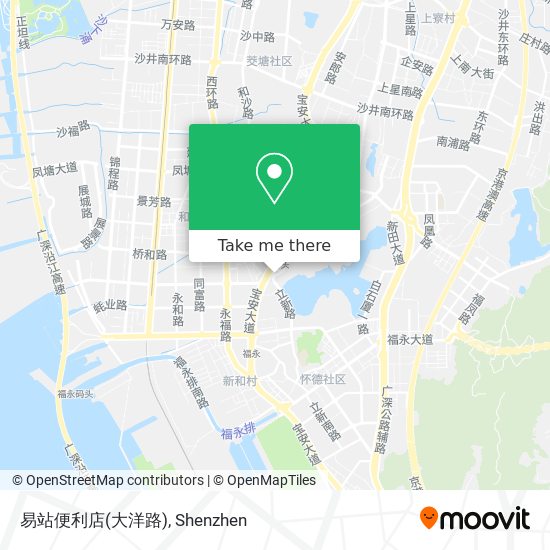 易站便利店(大洋路) map