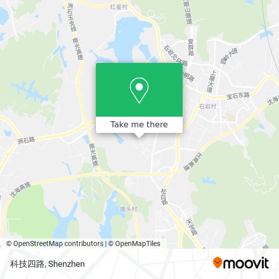 科技四路 map