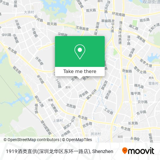 1919酒类直供(深圳龙华区东环一路店) map