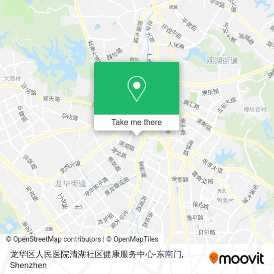龙华区人民医院清湖社区健康服务中心-东南门 map