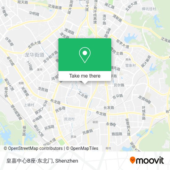 皇嘉中心B座-东北门 map