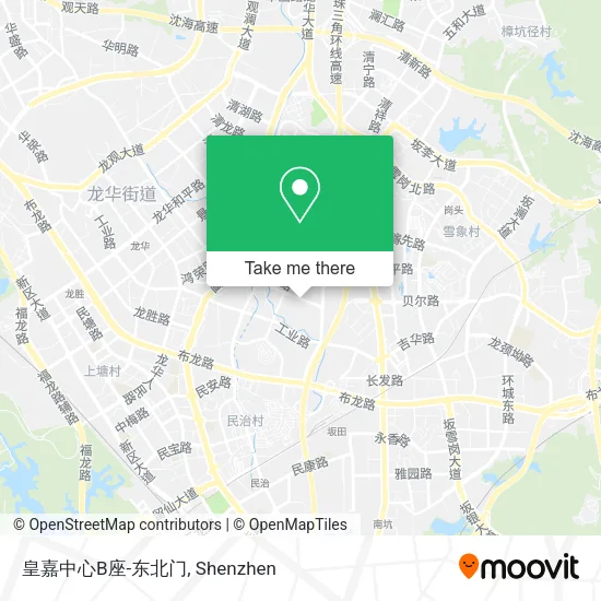 皇嘉中心B座-东北门 map