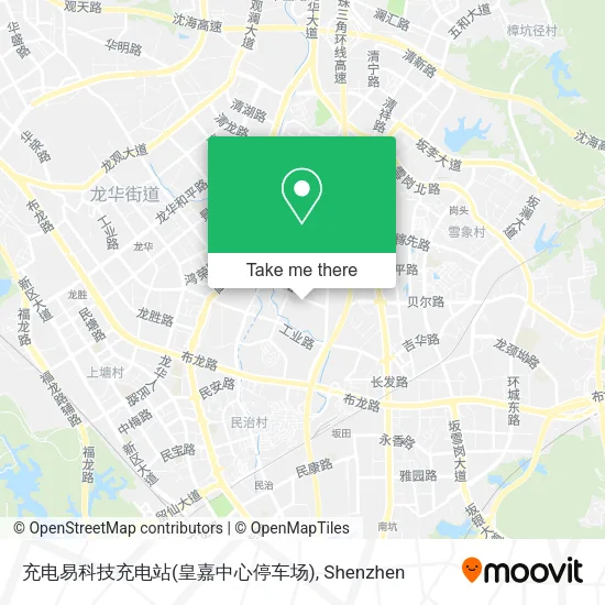 充电易科技充电站(皇嘉中心停车场) map
