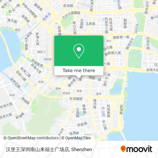 汉堡王深圳南山来福士广场店 map