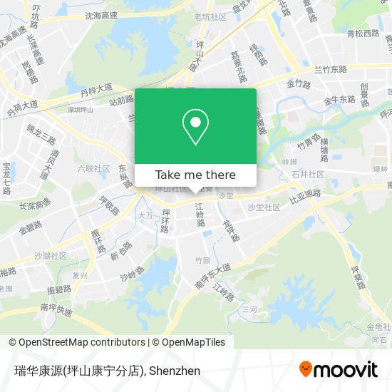瑞华康源(坪山康宁分店) map