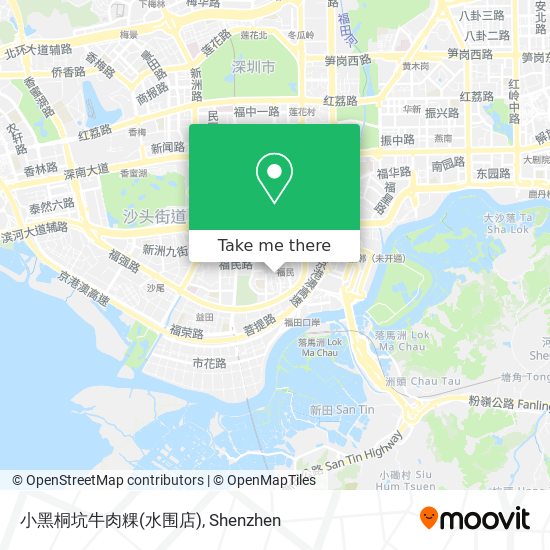 小黑桐坑牛肉粿(水围店) map